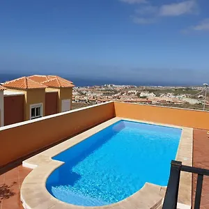 Roque Del Conde With Private Pool, Terrace With Fantastic Sea Views, Wifi, Garden, Garage Adeje